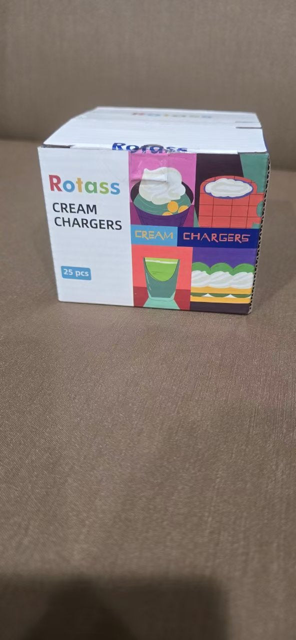 Rotass Cream Charger 8g 25pcs
